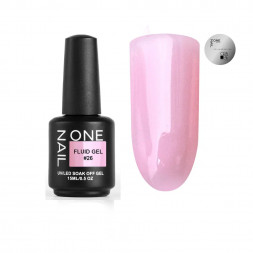 ONE NAIL   Гель для укрепления   Fluid gel   #26   15мл