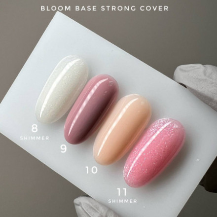 BLOOM   Base Strong COVER   #08   30мл (бутылка)   База камуфлирующая жесткая