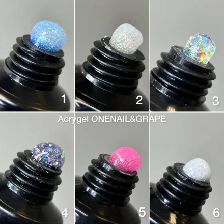 ONE NAIL   AcryGel SHINE   #06   15г   Акригель с шиммером