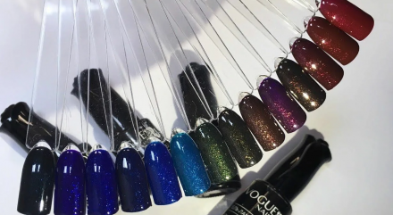 VOGUE NAILS   Гель-лак с блестками  10мл  ЯСНЫЙ ФЕНИКС