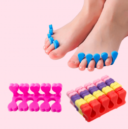 NAIL ART   Разделитель педикюрный для пальцев   100пар   (цвет в ассортименте)