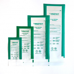 МЕДТЕСТ Крафт пакет с прозрачной стороной ЗЕЛЕНЫЙ (100шт) 75х150мм