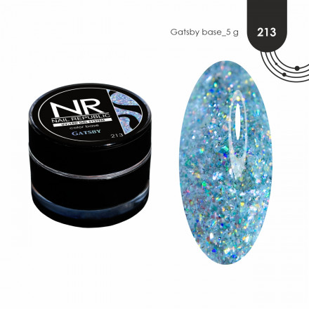 NAIL REPUBLIC   База камуфлирующая   5г (банка)   Base GATSBY   #213