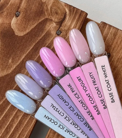 ONE NAIL   База камуфлирующая жесткая  Base   ICE PINK  (шайба)   50мл