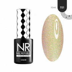 NAIL REPUBLIC   Гель-лак перламутровый   10мл   Sirena   #751