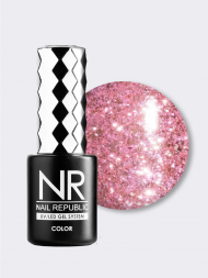 NAIL REPUBLIC   Гель-лак жидкая фольга   10мл   Night Life   #380