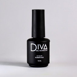 DIVA   База каучуковая прозрачная  RUBBER Base   15мл
