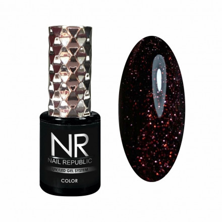 NAIL REPUBLIC   Гель-лак с шиммером   10мл   Мерцающий   #398