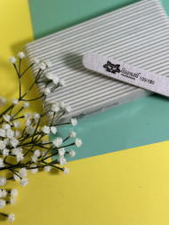 LISA NAIL   Пилка прямая на пластике   100/180   (25 шт)   [10]