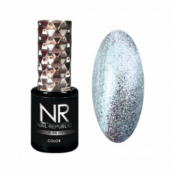 NAIL REPUBLIC   Гель-лак жидкая фольга   10мл   Diamonds   #419