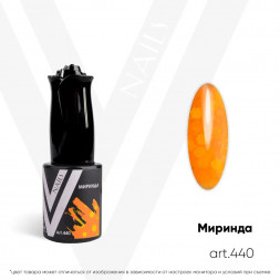 VOGUE NAILS   Гель-лак неоновый с шестигранниками  10мл  МИРИНДА