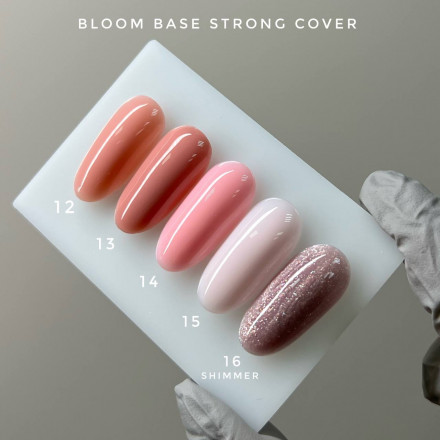 BLOOM   Base Strong COVER #12   50мл (бутылка)   База камуфлирующая жесткая