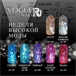 VOGUE NAILS   Гель-лак с блестками  5мл (банка)  DOLCE GABBANA