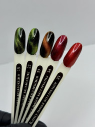 KLIO Гель-лак Капсульная коллекция 8мл №34 Красная кошка 5D