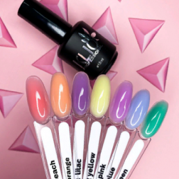 KLIO  Цветная камуфлирующая база  Base Color  PINK  15мл   (СНЯТО)