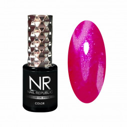 NAIL REPUBLIC   Гель-лак перламутровый   10мл   Мерцающий   #454   Limited
