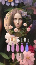 TIES   Гель для укрепления  ONLY GEL  15мл   Flowers   №24