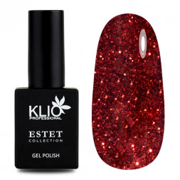 KLIO  Гель-лак  ESTET COLLECTION  10мл  №303  Красные с шиммером