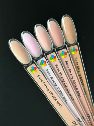 BLOOM   Base Strong COVER   #01   50мл (бутылка)   База камуфлирующая жесткая